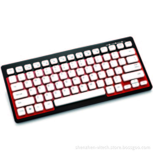 Wired mini keyboard, USB port, fashion and mini design, several colors can be selected